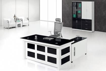 時(shí)尚烤漆大班臺(tái) ML-ZH2615