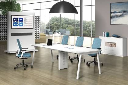 現(xiàn)代板式會(huì)議桌